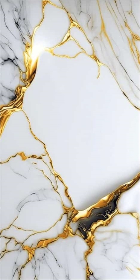 Asia Pacific Ceramic Onyx Waves Gold