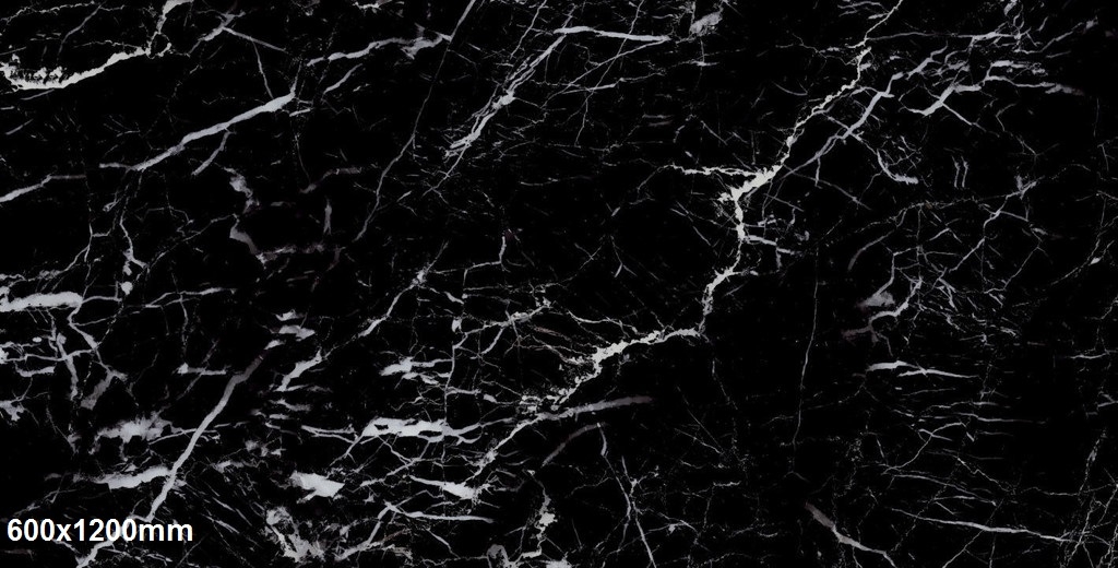 Alexa Black Polished  60x120 One Touch